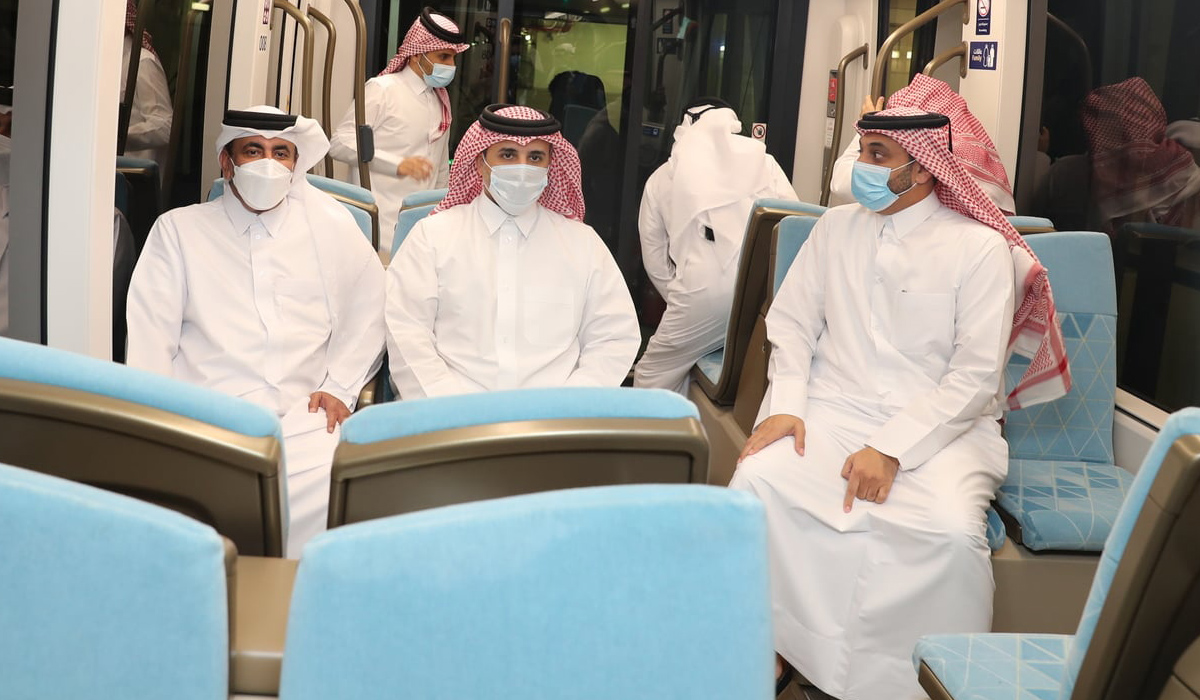 Minister inspects Lusail Tram as it opens for public